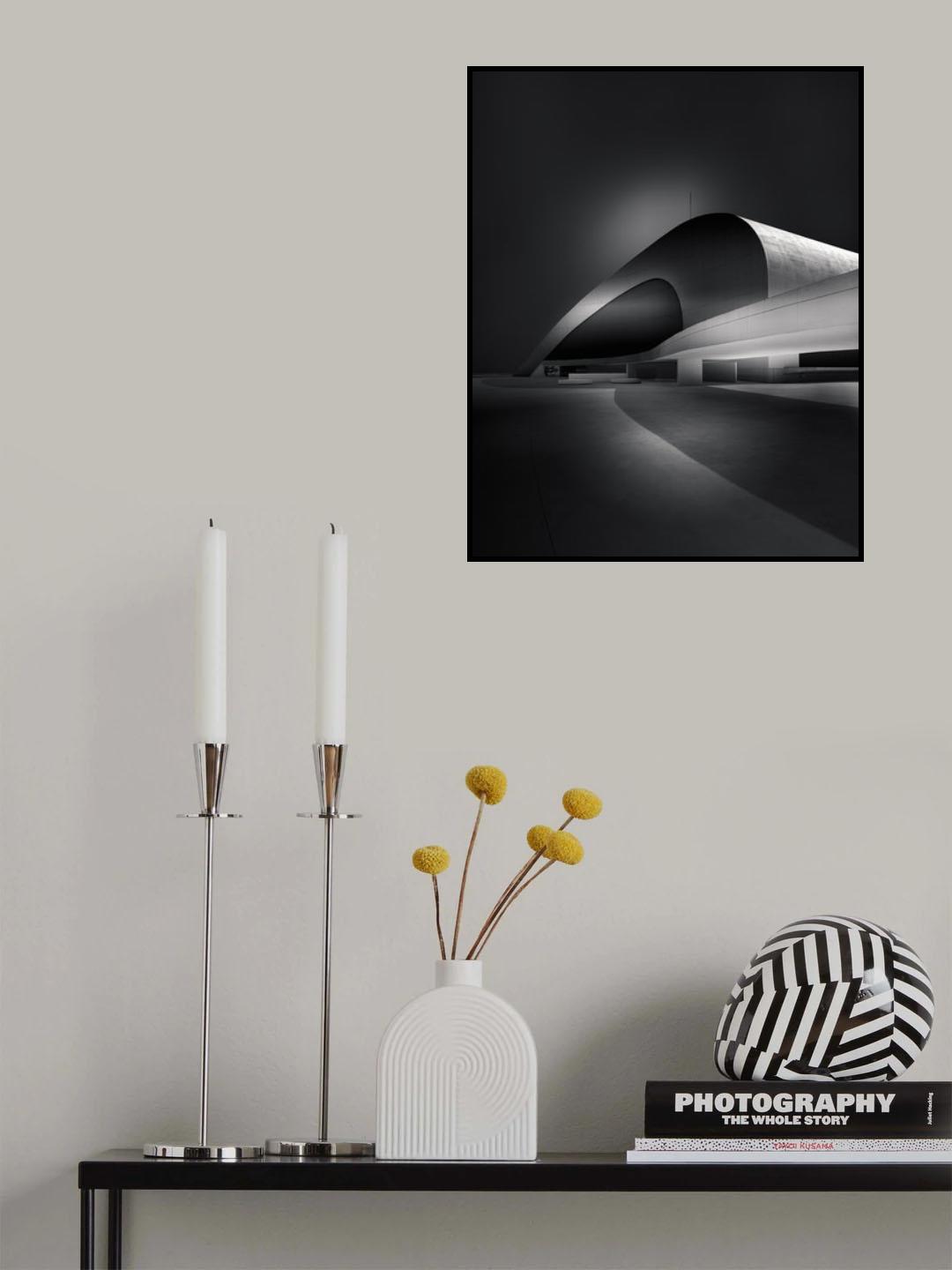 Curved lines Poster och Canvastavla