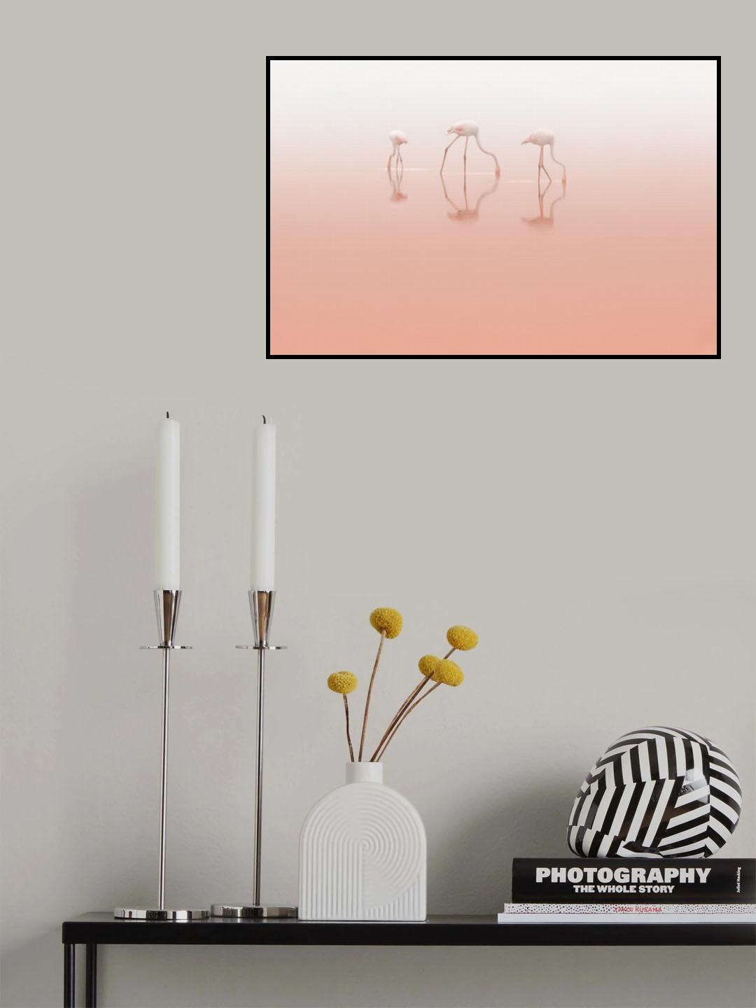 Pink silence ... Poster och Canvastavla
