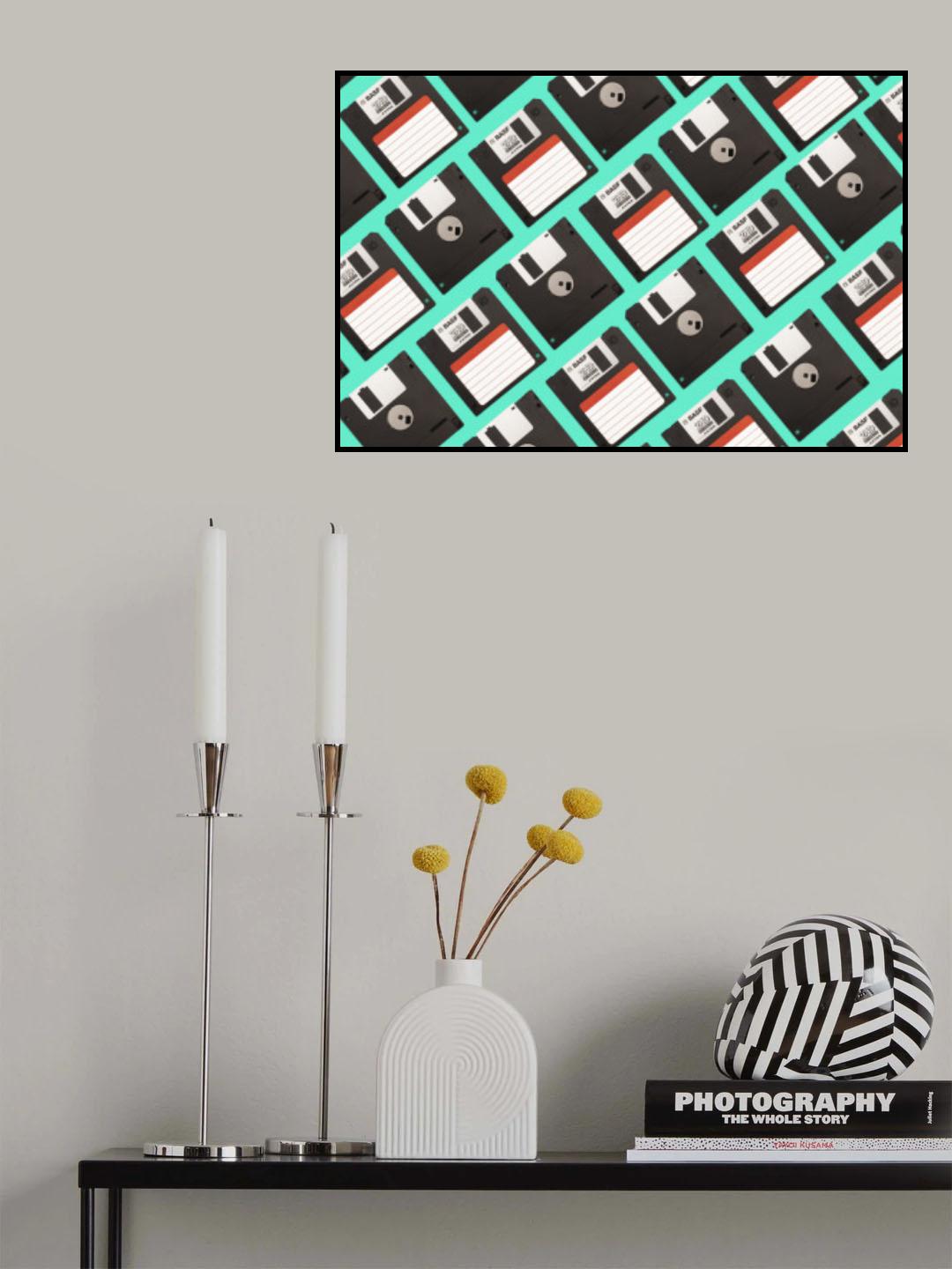 Disk P Poster och Canvastavla