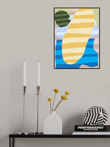 Abstract Stripe Minimal Collage 12 Poster och Canvastavla