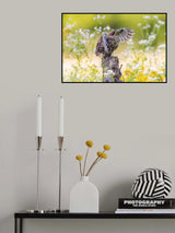 A ghost among the flowers Poster och Canvastavla