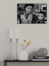 Indian mother and son. Poster och Canvastavla