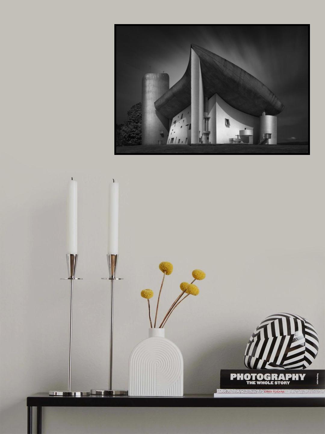 Chapelle Notre-Dame-du-Haut Poster och Canvastavla