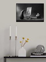 The nude. Making a sketch. Poster och Canvastavla