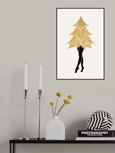 Lady Gaga At Christmas (vers.1) Poster och Canvastavla