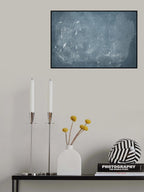 Minimal Abstract Blue 04 Poster och Canvastavla