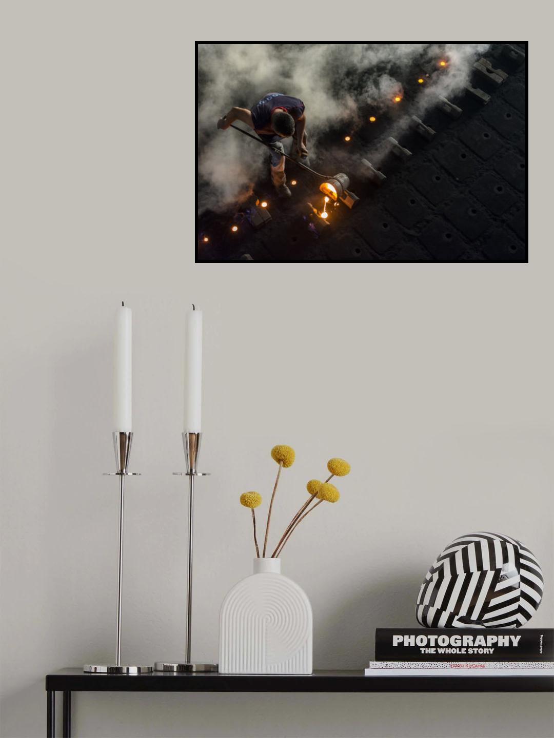 Walk with fire Poster och Canvastavla