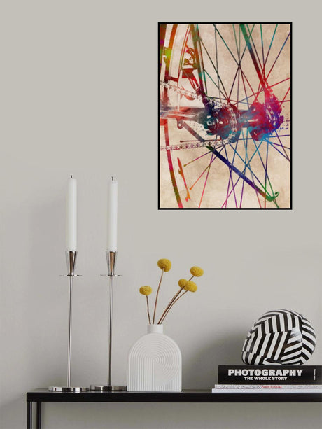 Cycling sport art 14 Poster och Canvastavla