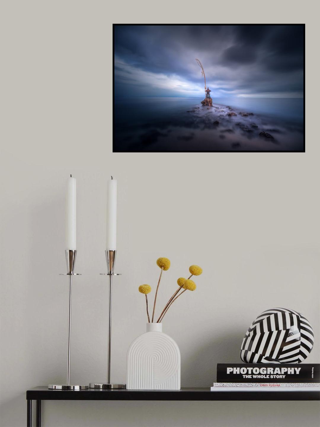 Stormy temple Poster och Canvastavla