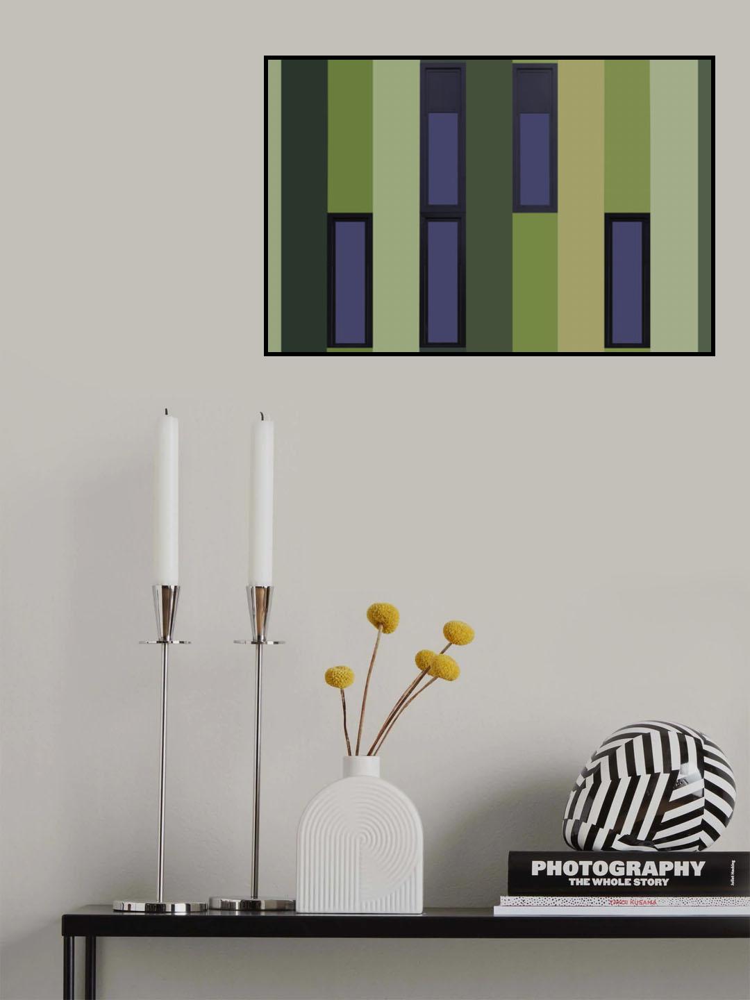 Abstract Greenish School........... Poster och Canvastavla