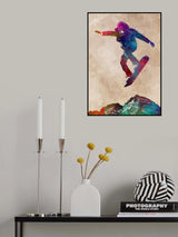 Snowboard Sport Art 2 Poster och Canvastavla