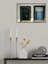 behind the closed curtain Poster och Canvastavla