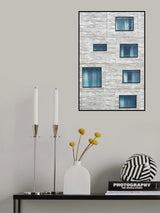Blue Poster och Canvastavla