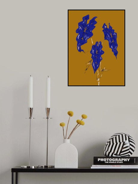Alocasia Polly Mustard Poster och Canvastavla