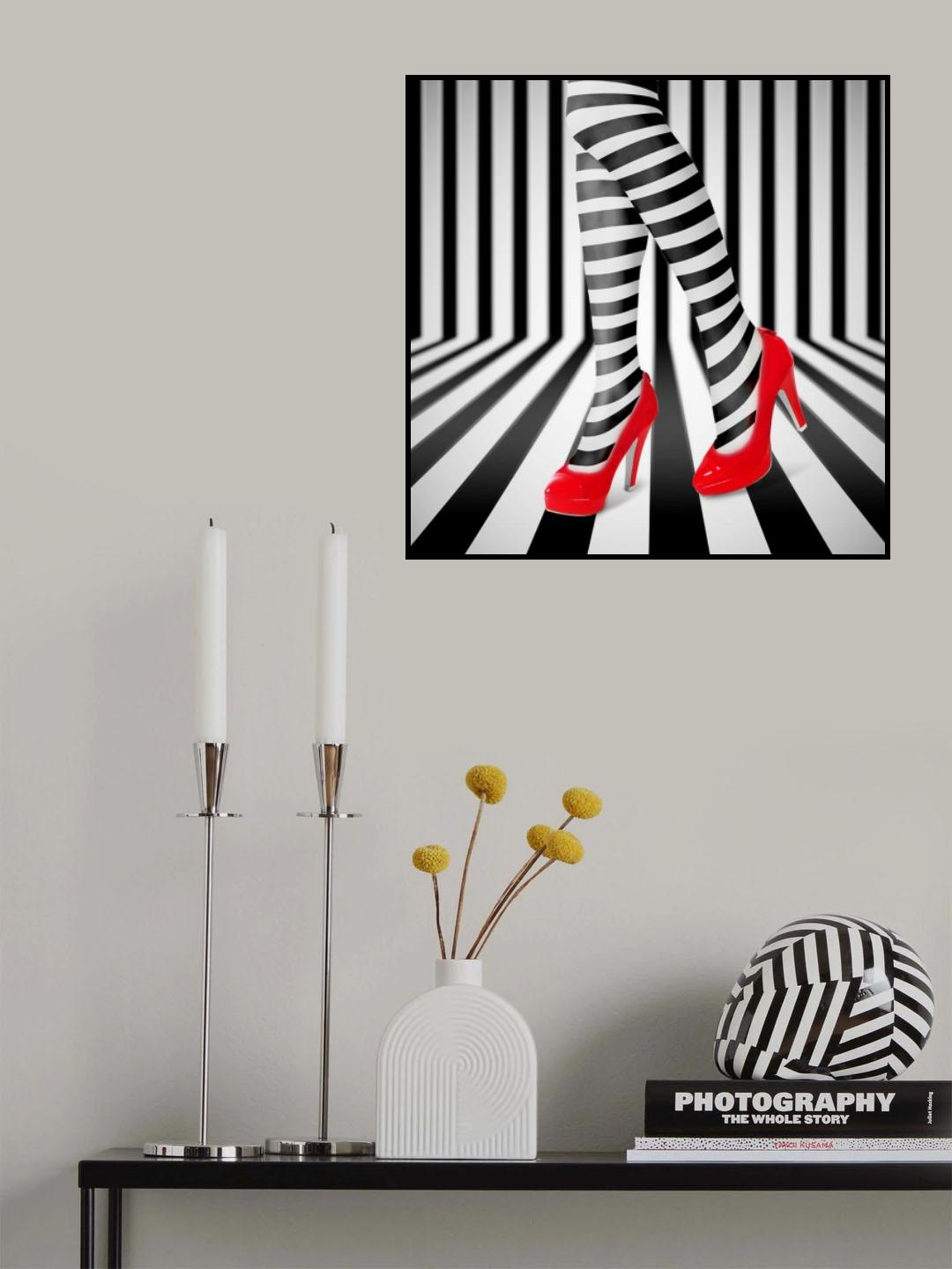 Red Shoes Poster och Canvastavla