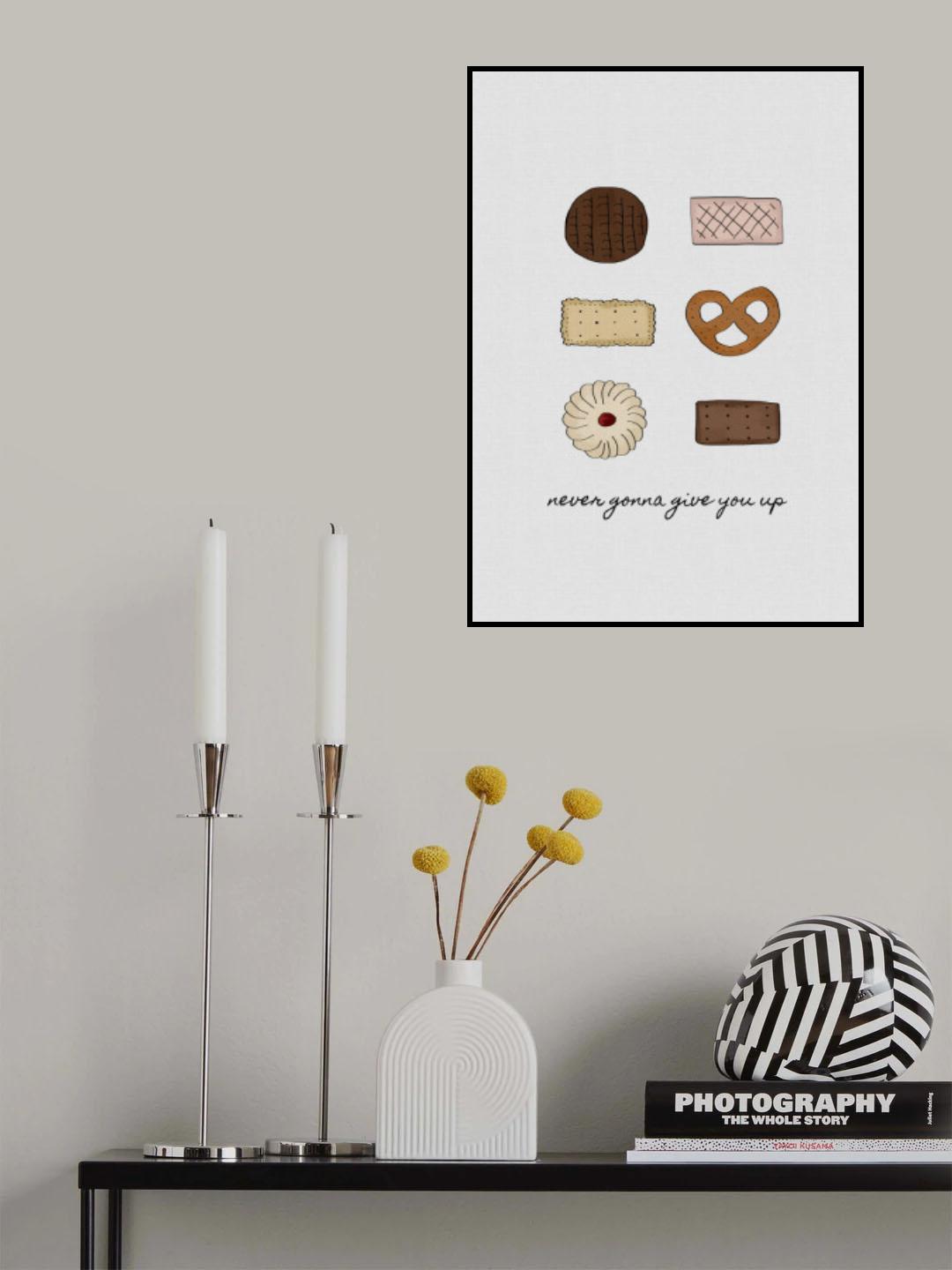 Never Gonna Give You Up Poster och Canvastavla