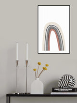 Textured Rainbow Poster och Canvastavla