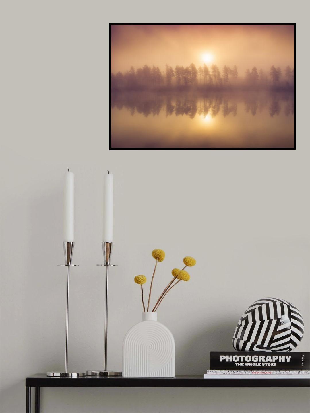 Tree Line Poster och Canvastavla