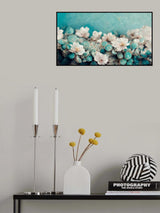 Turquoise Buds Poster och Canvastavla