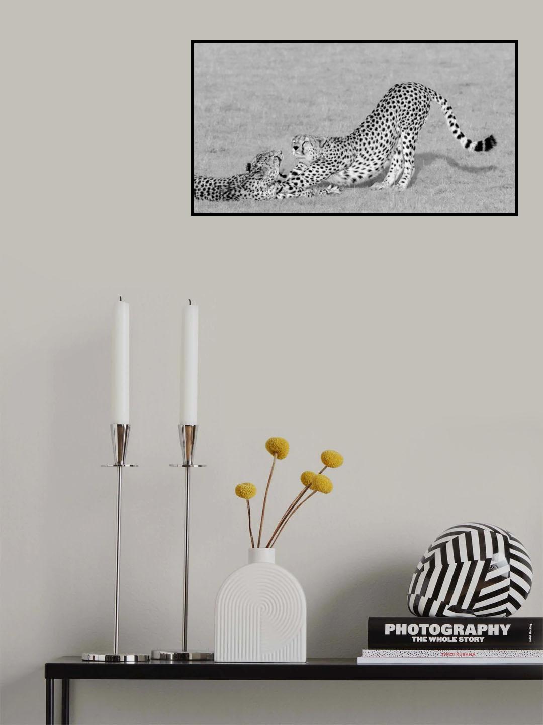 Happy time in Massai Poster och Canvastavla