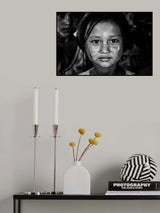 Rohingya refugee girl - Bangladesh Poster och Canvastavla