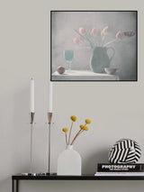 Tulips and Butterfly Poster och Canvastavla