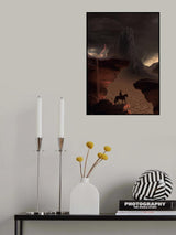 Horse Riding In The Desert Poster och Canvastavla