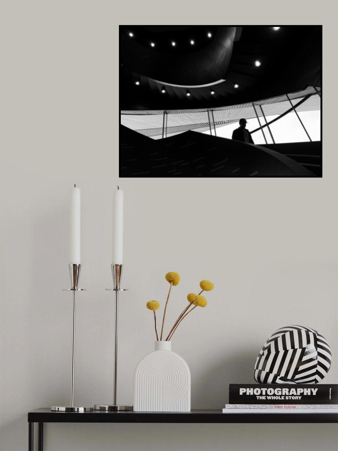 Alien with a cap Poster och Canvastavla