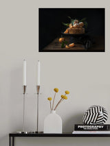 Polenta cake with sweet mandarines Poster och Canvastavla