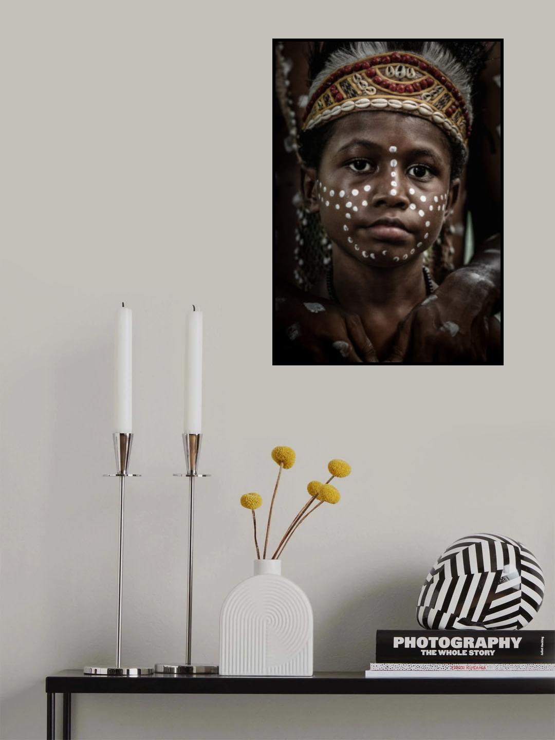 Papua Kid Poster och Canvastavla
