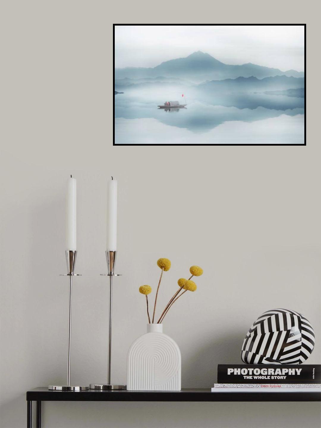 Water Village In Dream Poster och Canvastavla