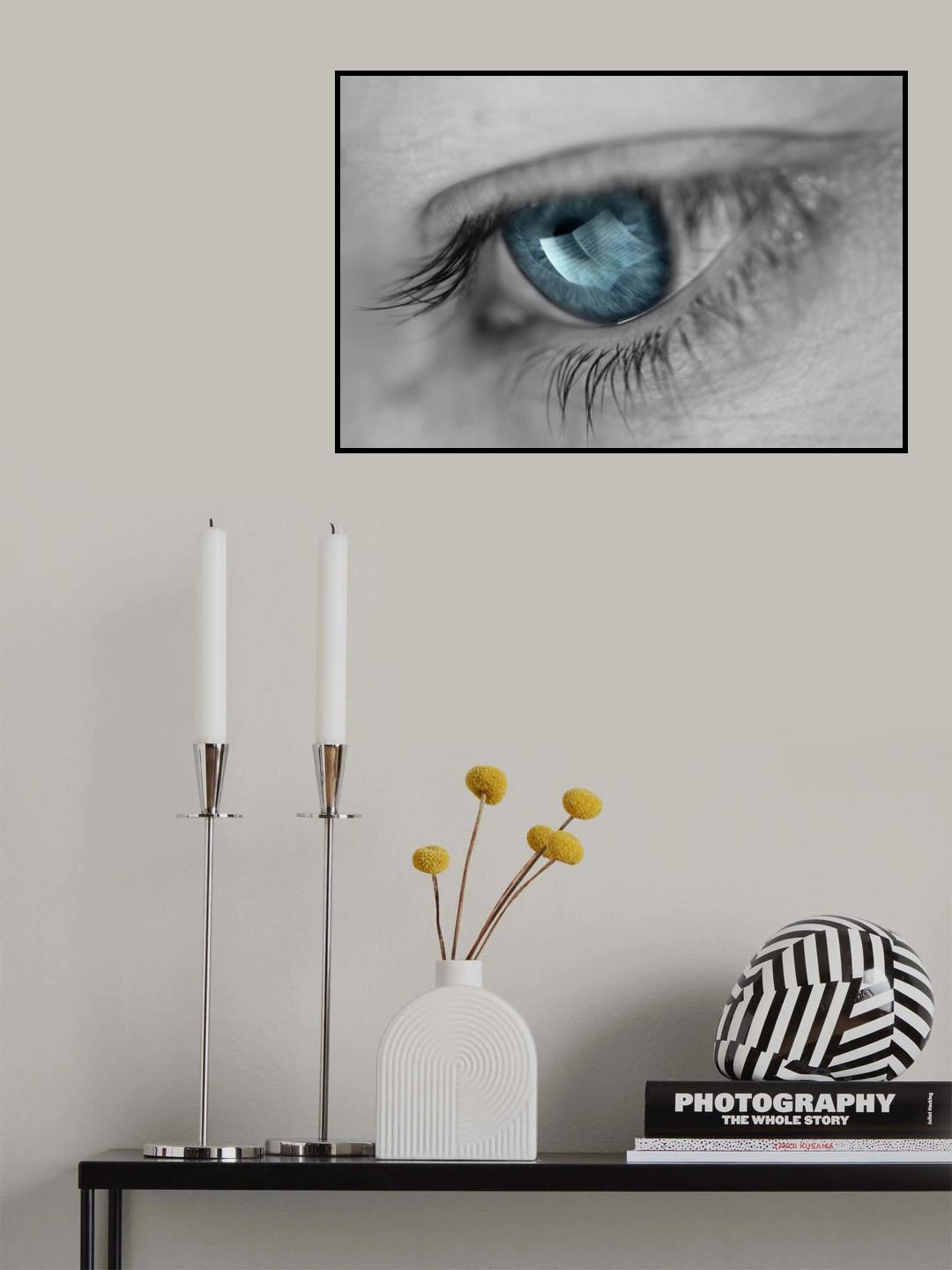 Music in Her Eyes Poster och Canvastavla