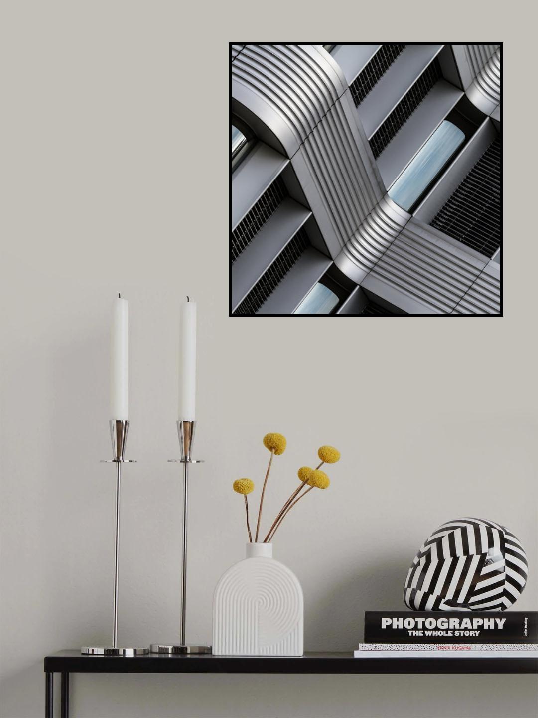 Zurich, Ruedi Walter Strasse II Poster och Canvastavla
