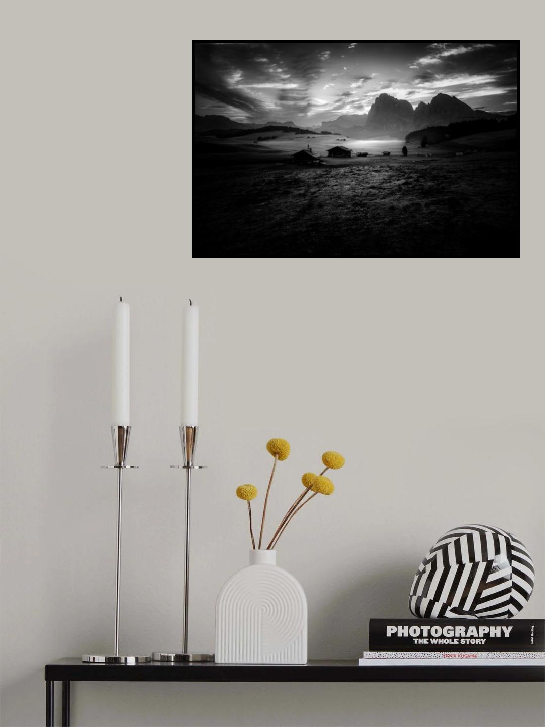 Alpe Siusi Sunrise Poster och Canvastavla