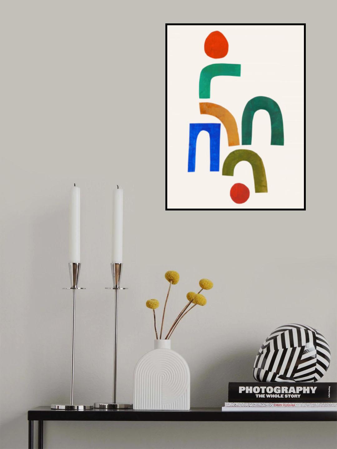 Mountain Sun Poster och Canvastavla