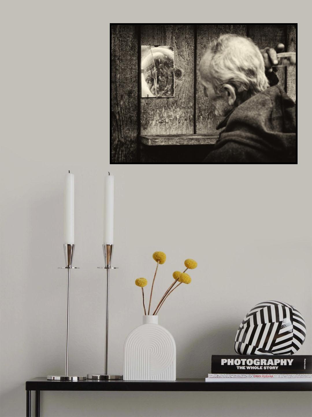 Self-Portrait in a Broken Mirror Poster och Canvastavla