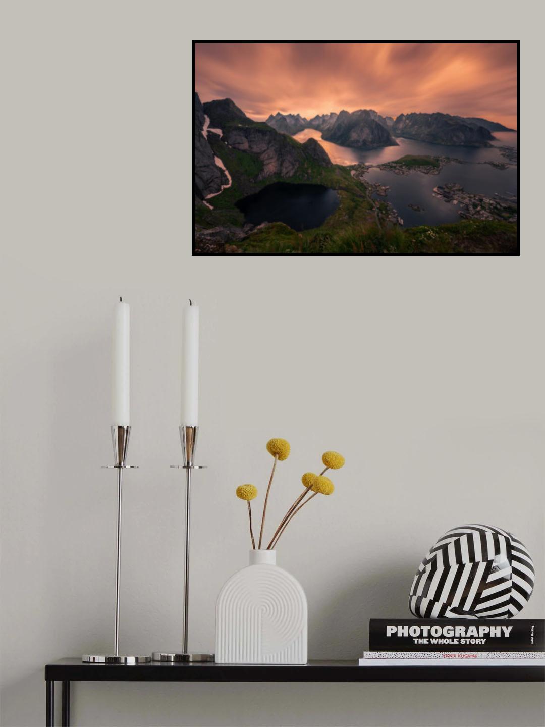 Reinebringen Lofoten Poster och Canvastavla