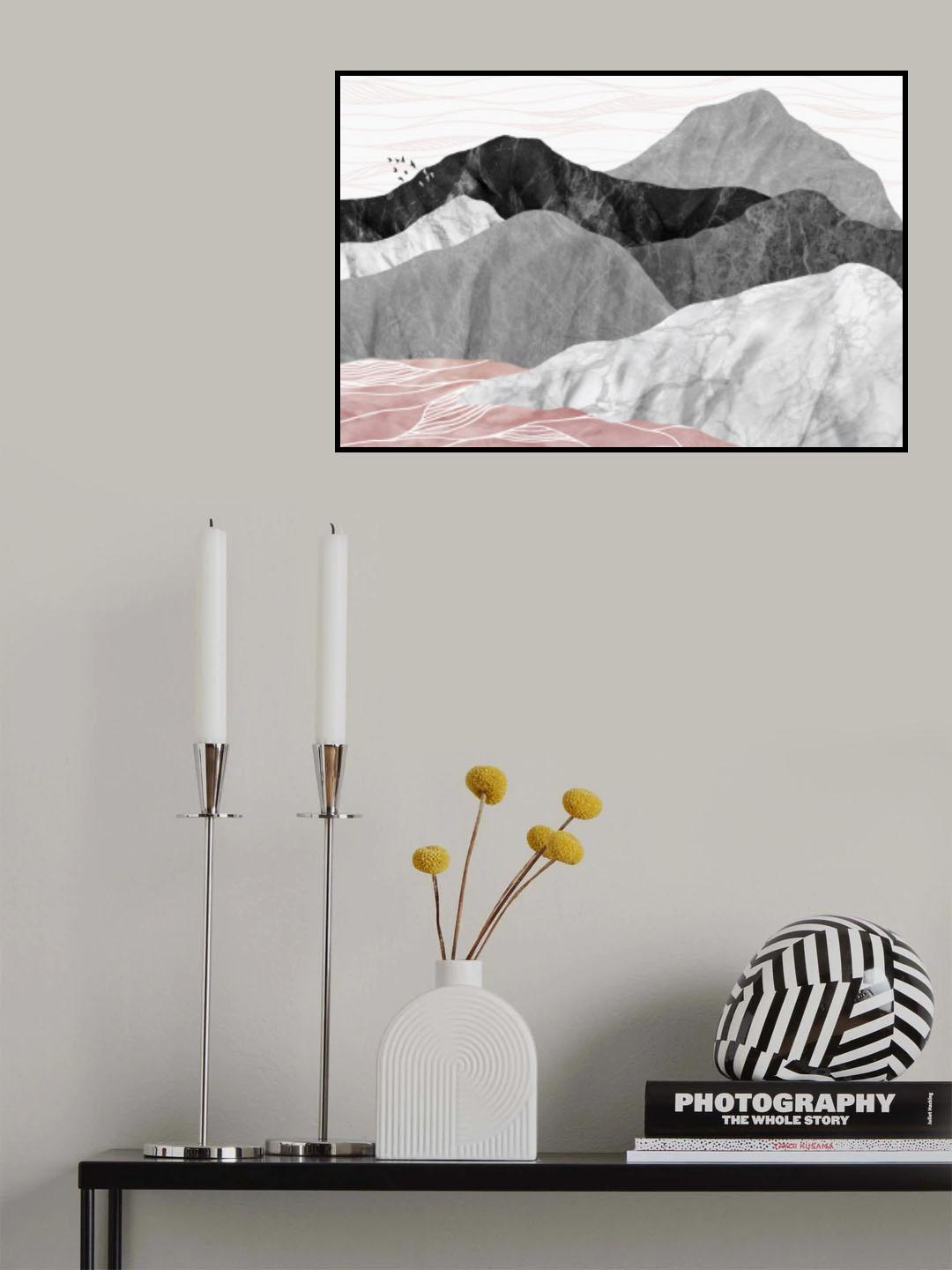Marble Landscape 02 Poster och Canvastavla