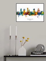 Tegucigalpa Honduras Skyline Poster och Canvastavla