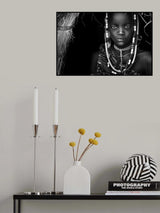 Mursi Girl Poster och Canvastavla