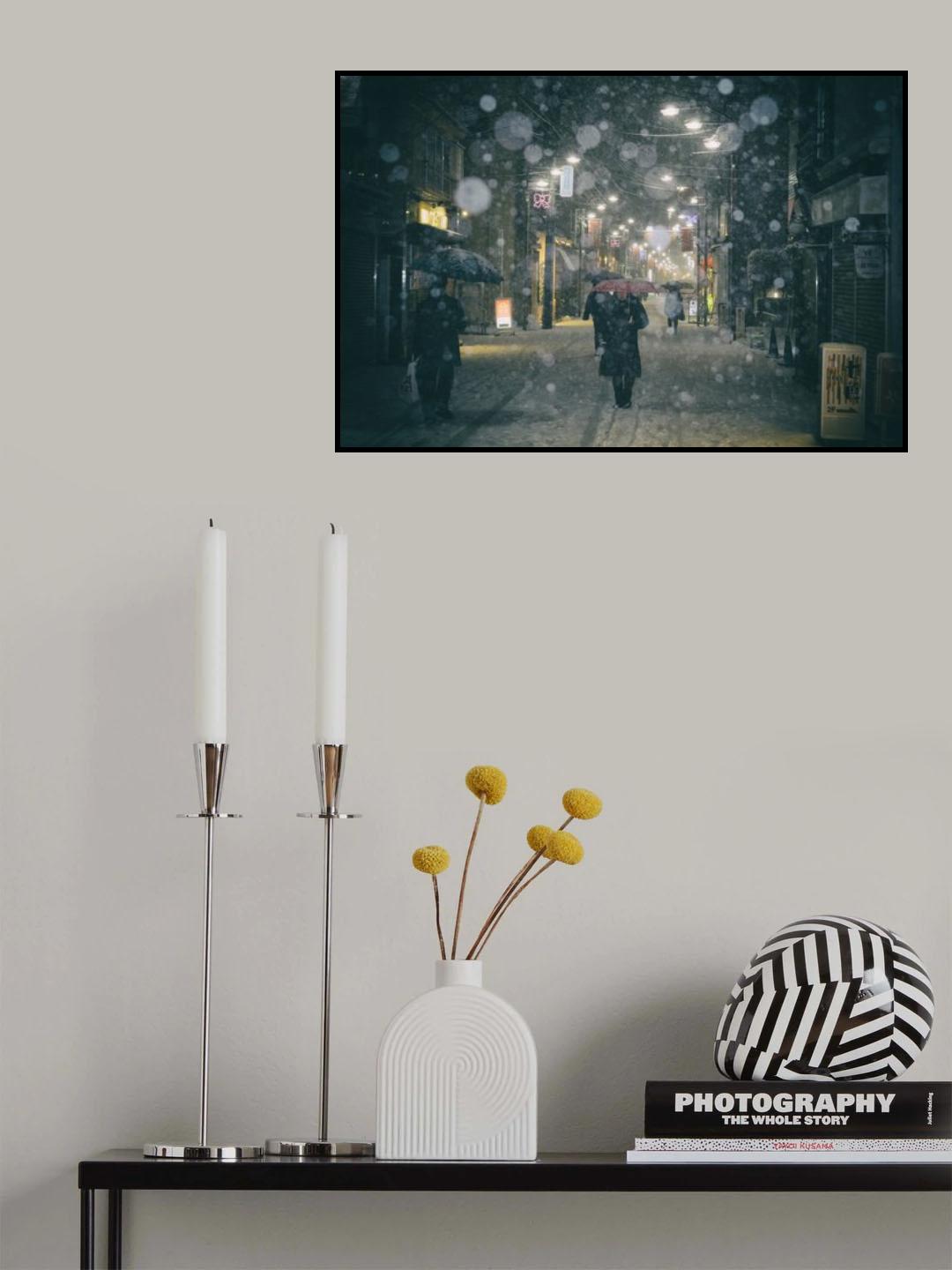 Shopping Street Poster och Canvastavla