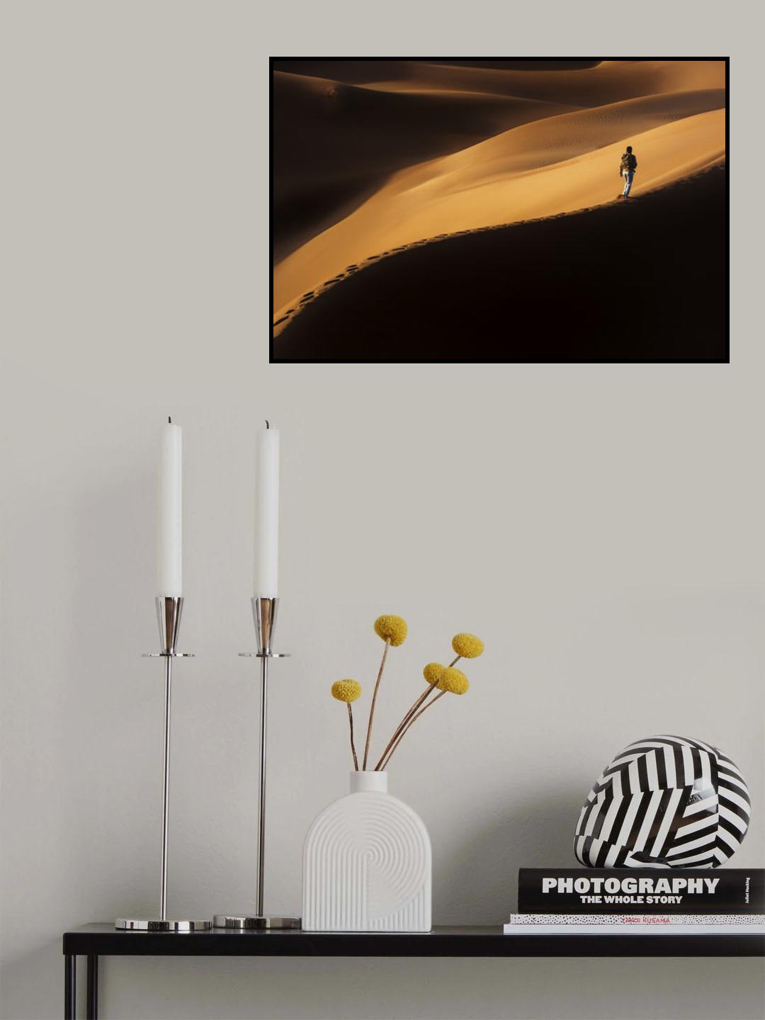 Foot Print Poster och Canvastavla