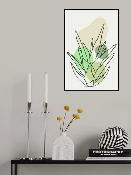 Color Abstract Agave #1 Poster och Canvastavla