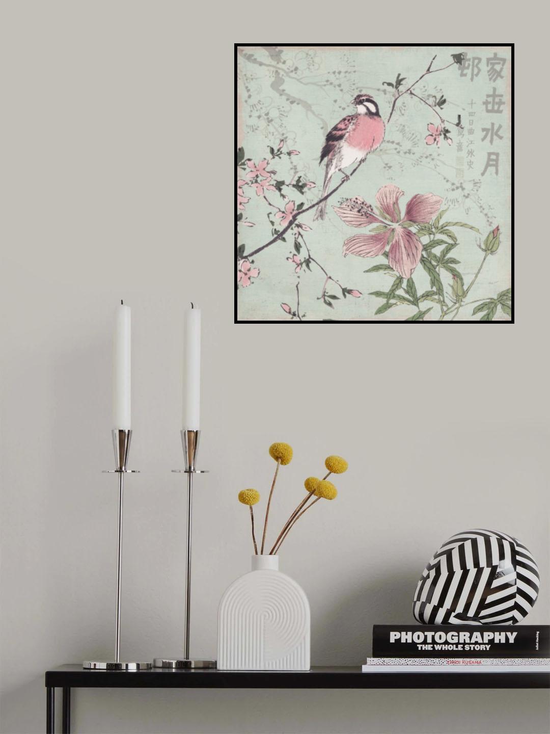 Chinoiserie No1 Poster och Canvastavla