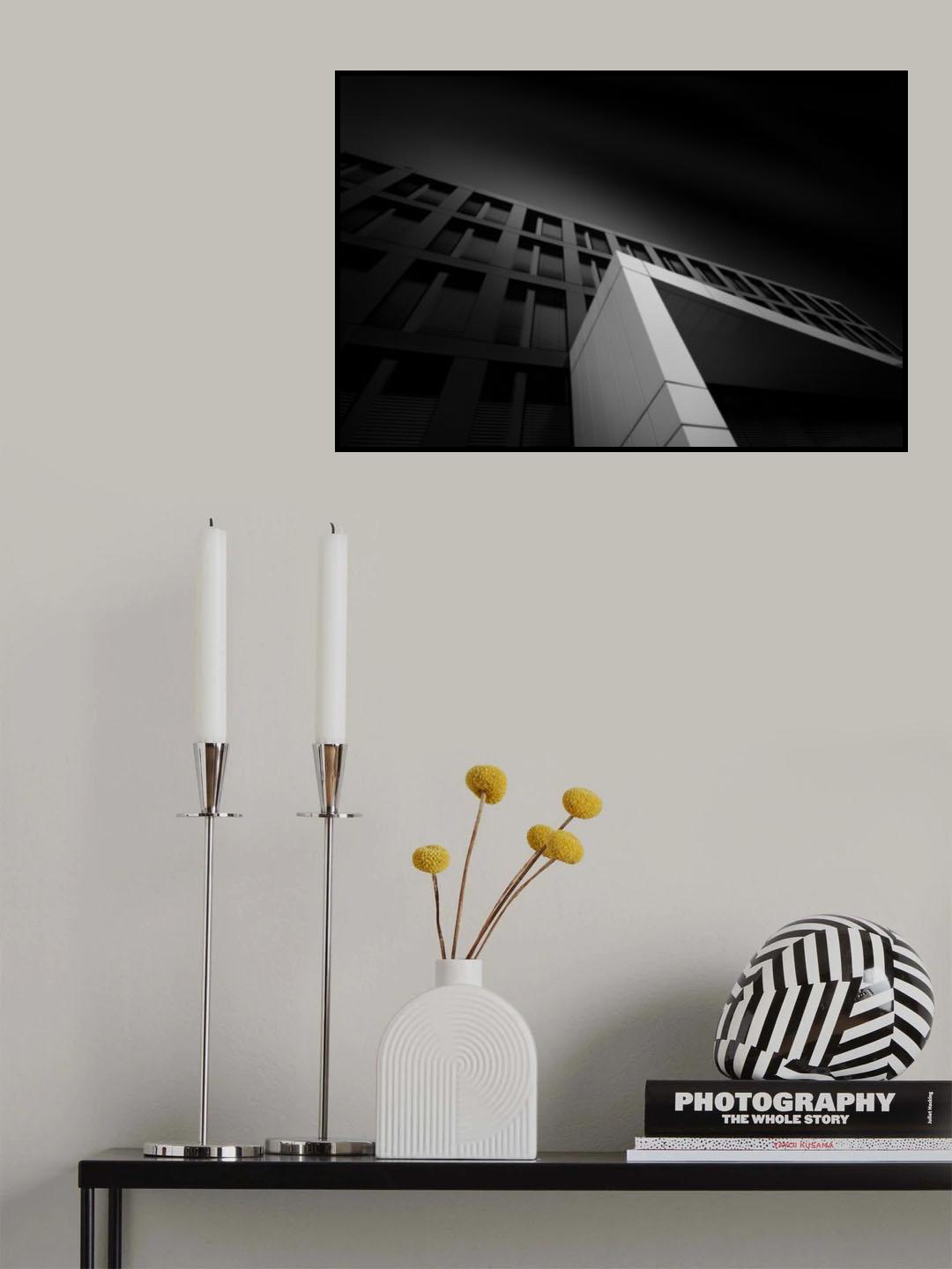 white Poster och Canvastavla