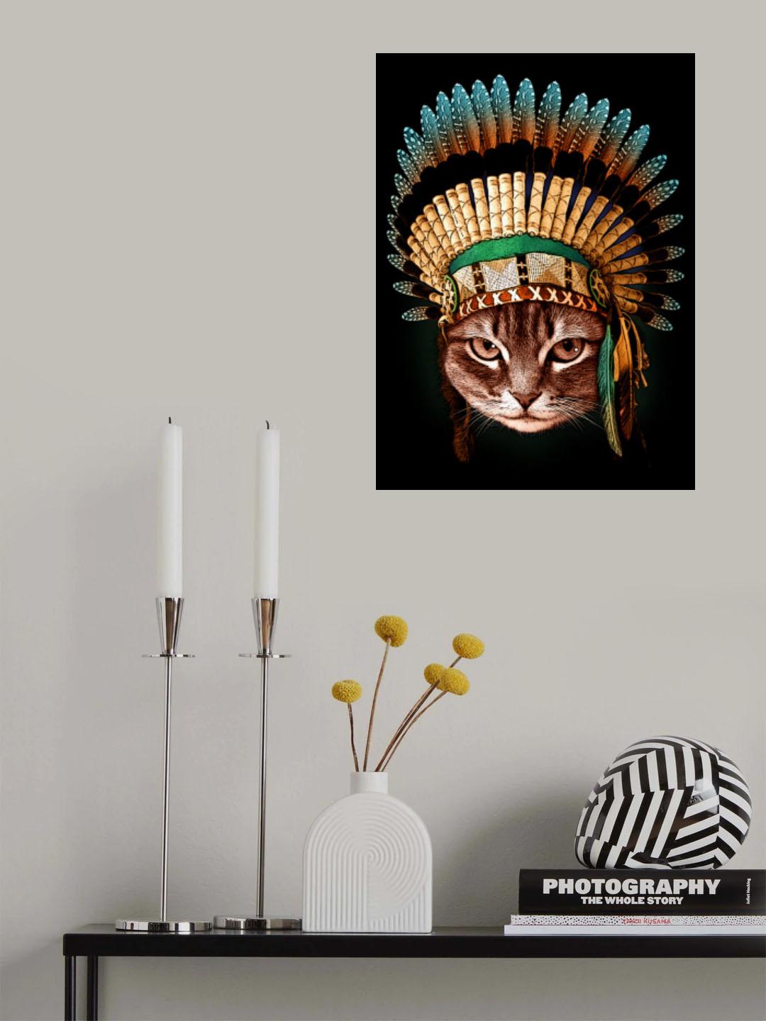 chief cat Poster och Canvastavla