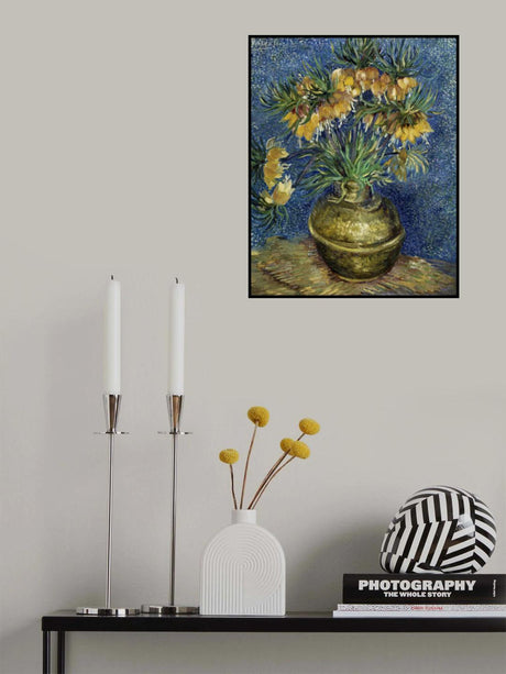 Vincent Van Gogh's Imperial Fritillaries In a Copper Vase (1887) Poster och Canvastavla