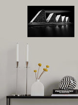The architect makes the wave Poster och Canvastavla