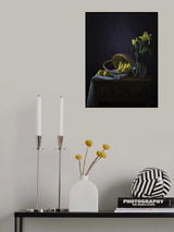 Yellow Canna and Fruits Poster och Canvastavla