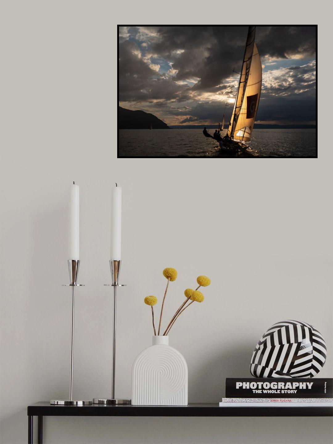 Bol d'Or Mirabaud 2018 Poster och Canvastavla